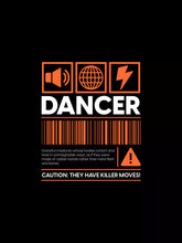 Dancer - Sukhiaatma Unisex Graphic Printed Black T-shirt